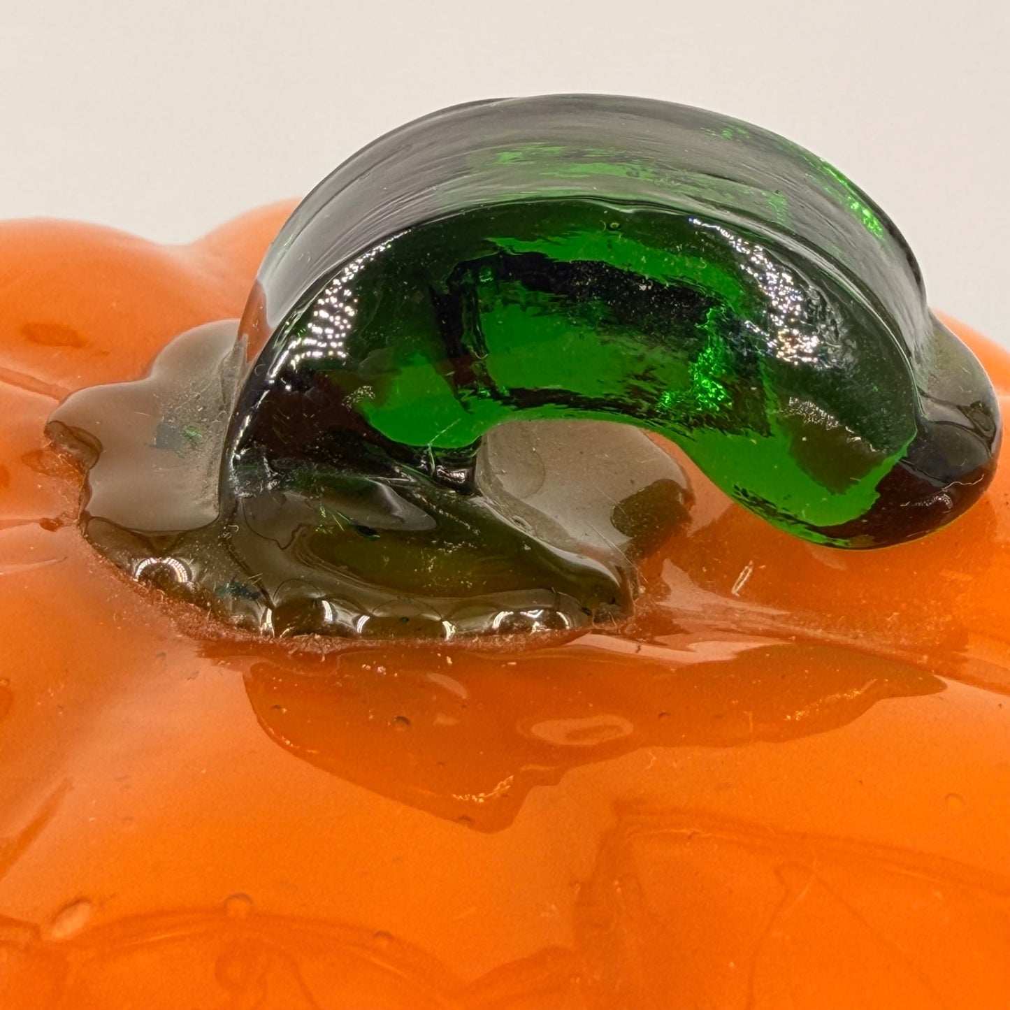 Orange Glass Pumpkin