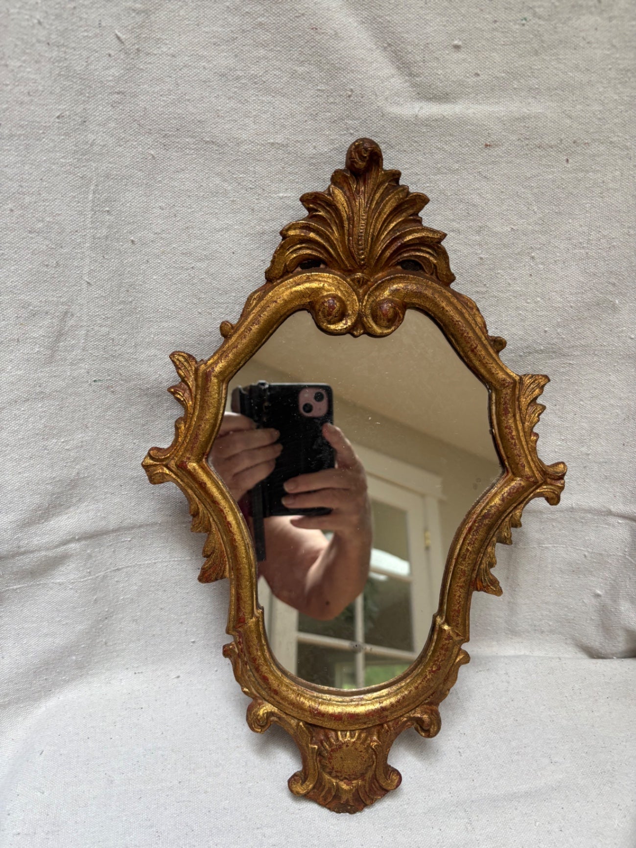 Gold mirror 