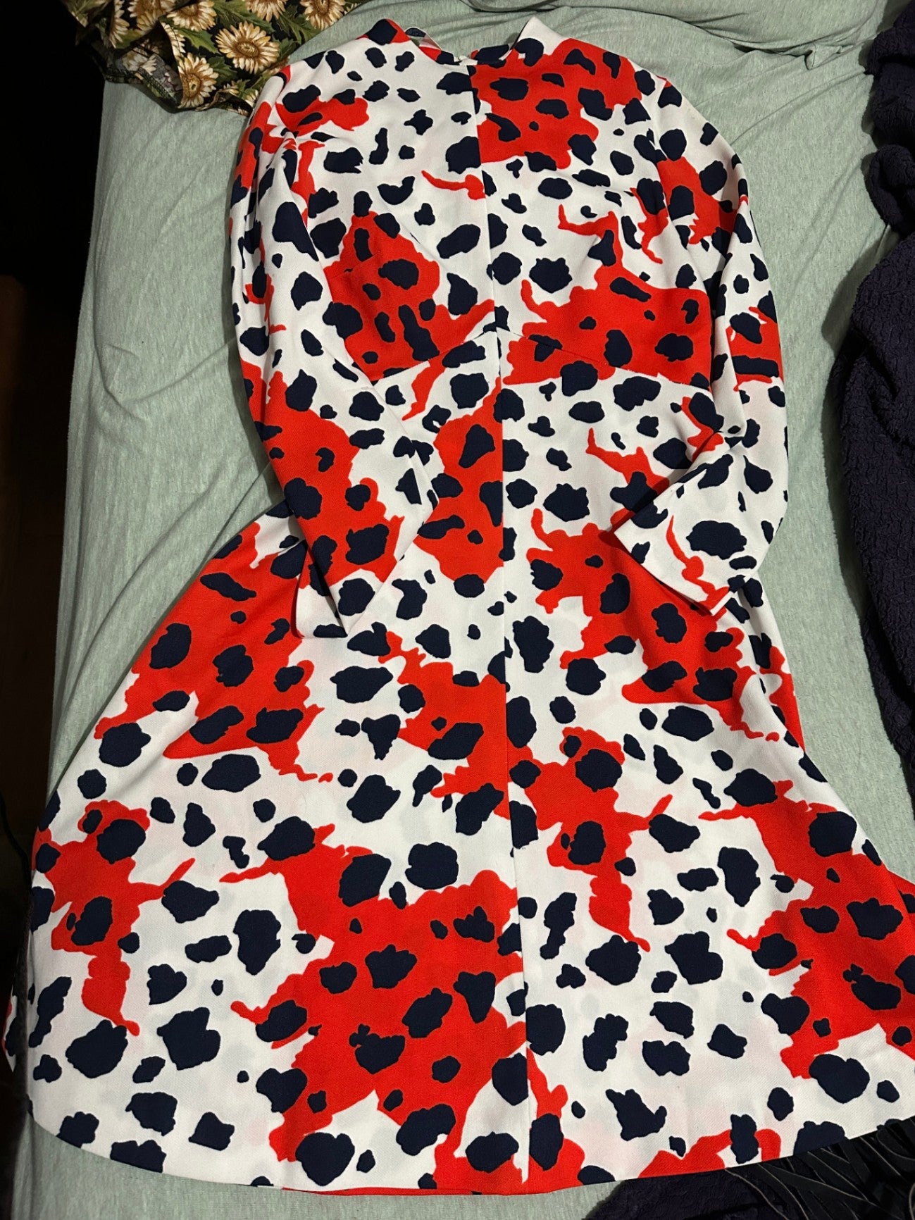 1970s Sears Dalmatian Dress