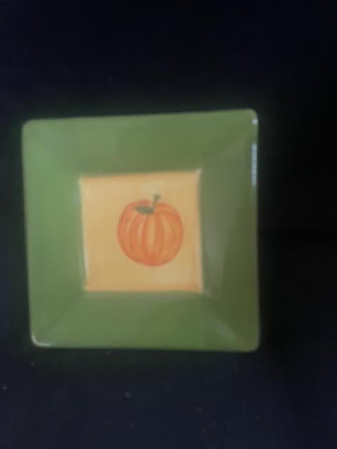Pumpkin china plate