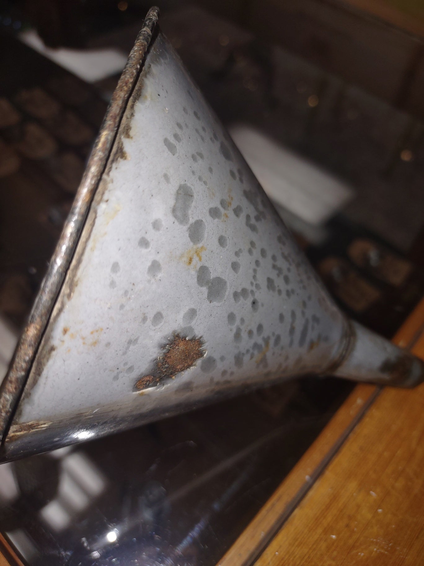 Granet ware funnel