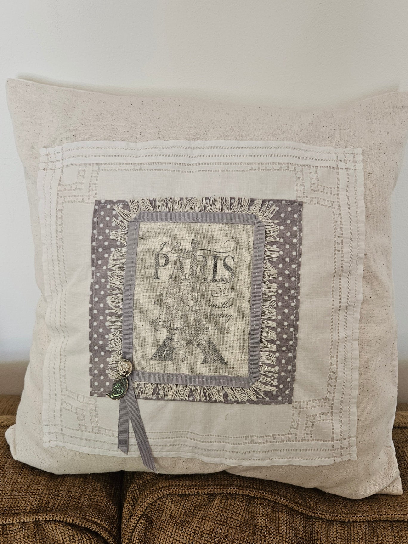 Paris pillow