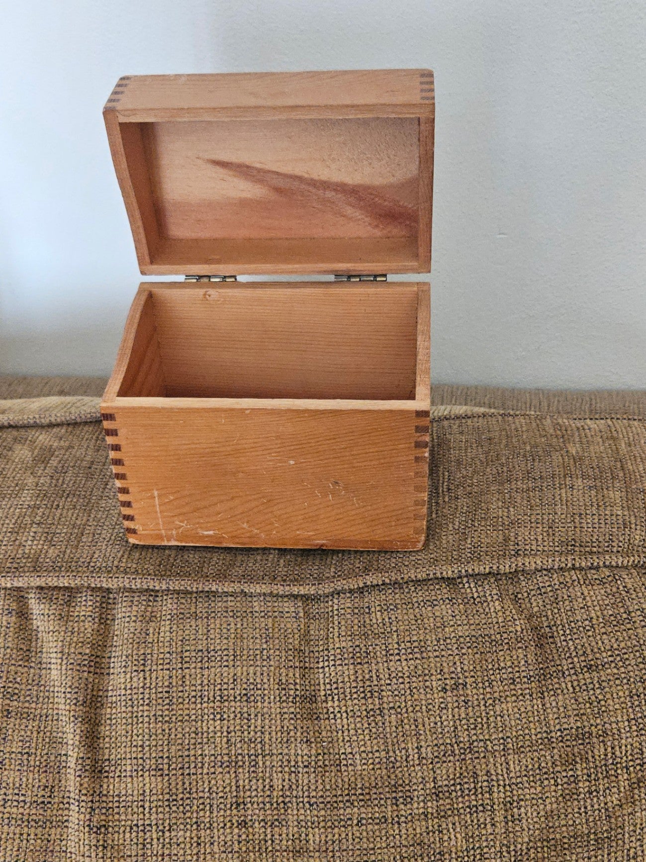 Small file card box 5x5 inch approx