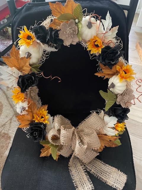 Pumpkin Wreath 