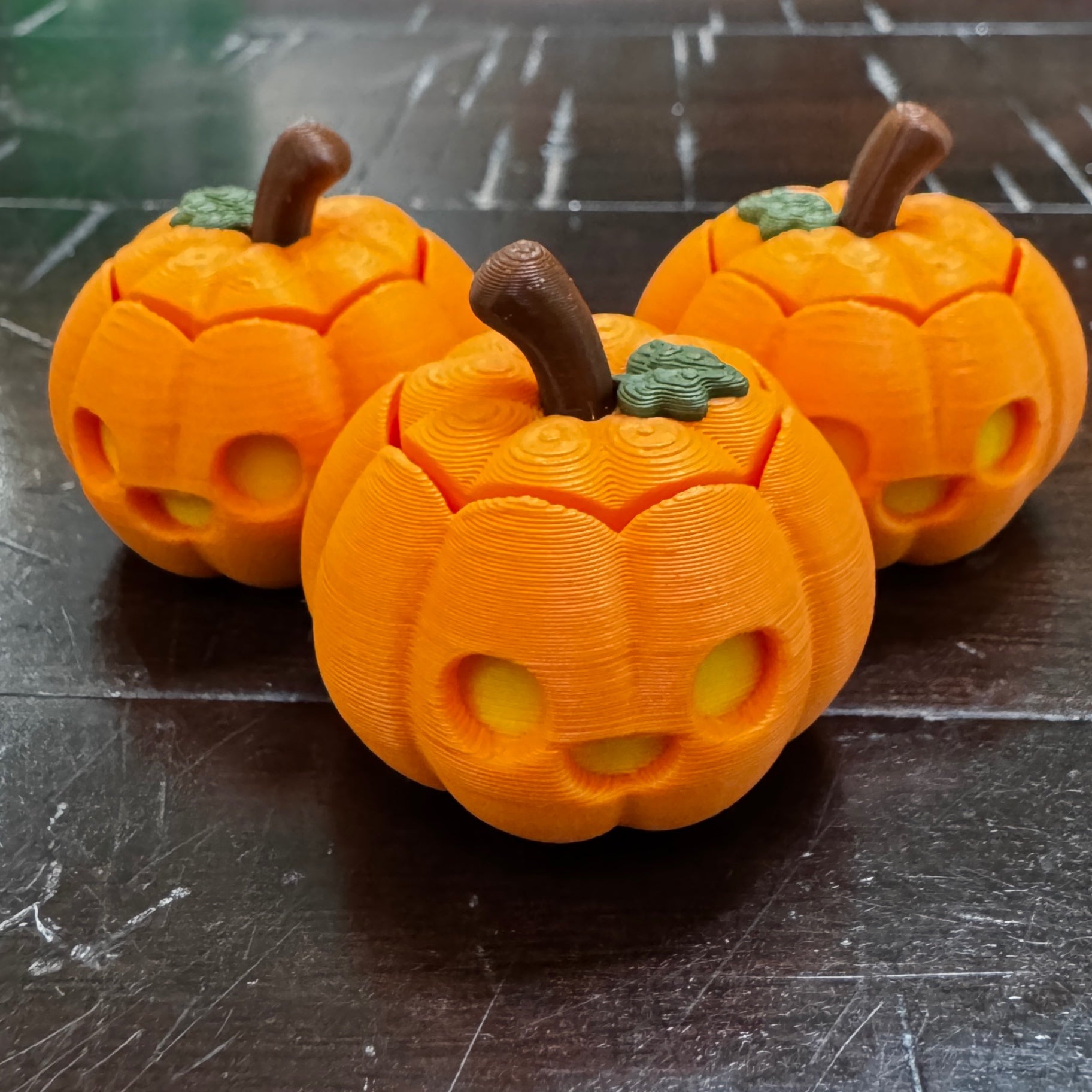 3D Printed Jack-O-Lantern Fidget Clicker