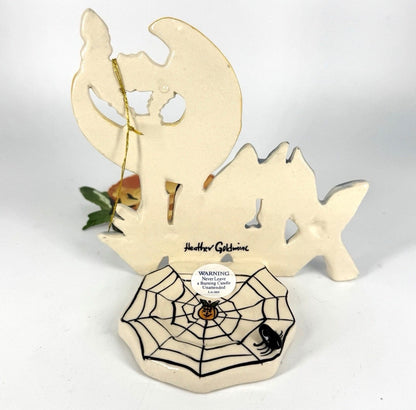 Blue Sky “Cat on a fence” tea, light holder