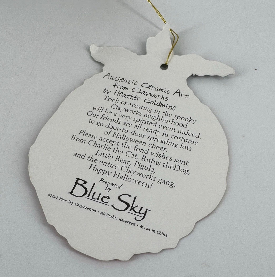 Blue Sky “Cat on a fence” tea, light holder