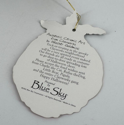 Blue Sky “Cat on a fence” tea, light holder