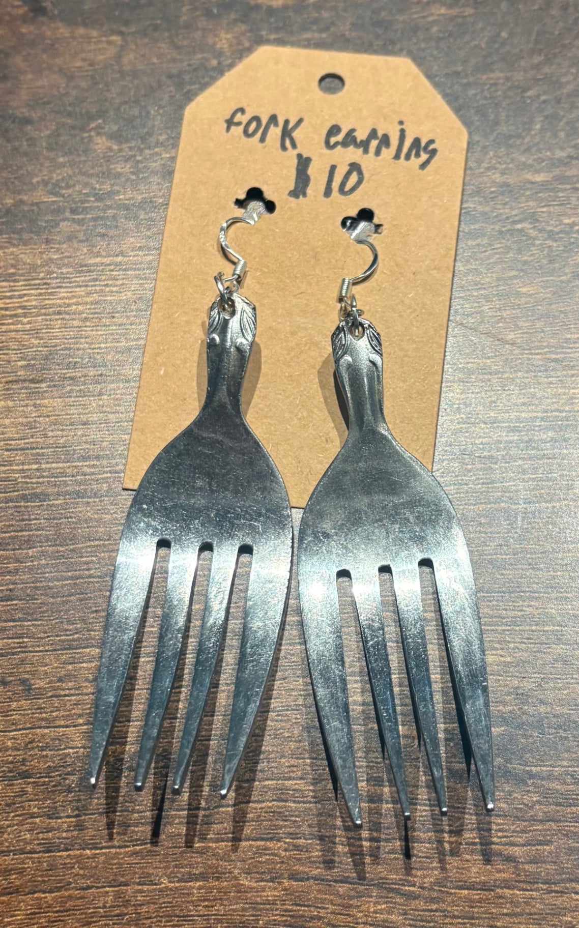 Fork earrings