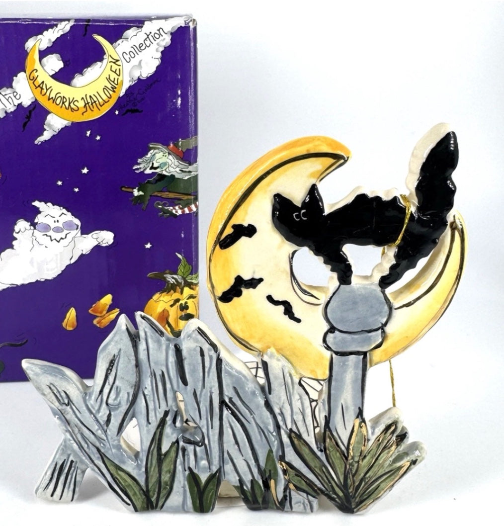 Blue Sky “Cat on a fence” tea, light holder