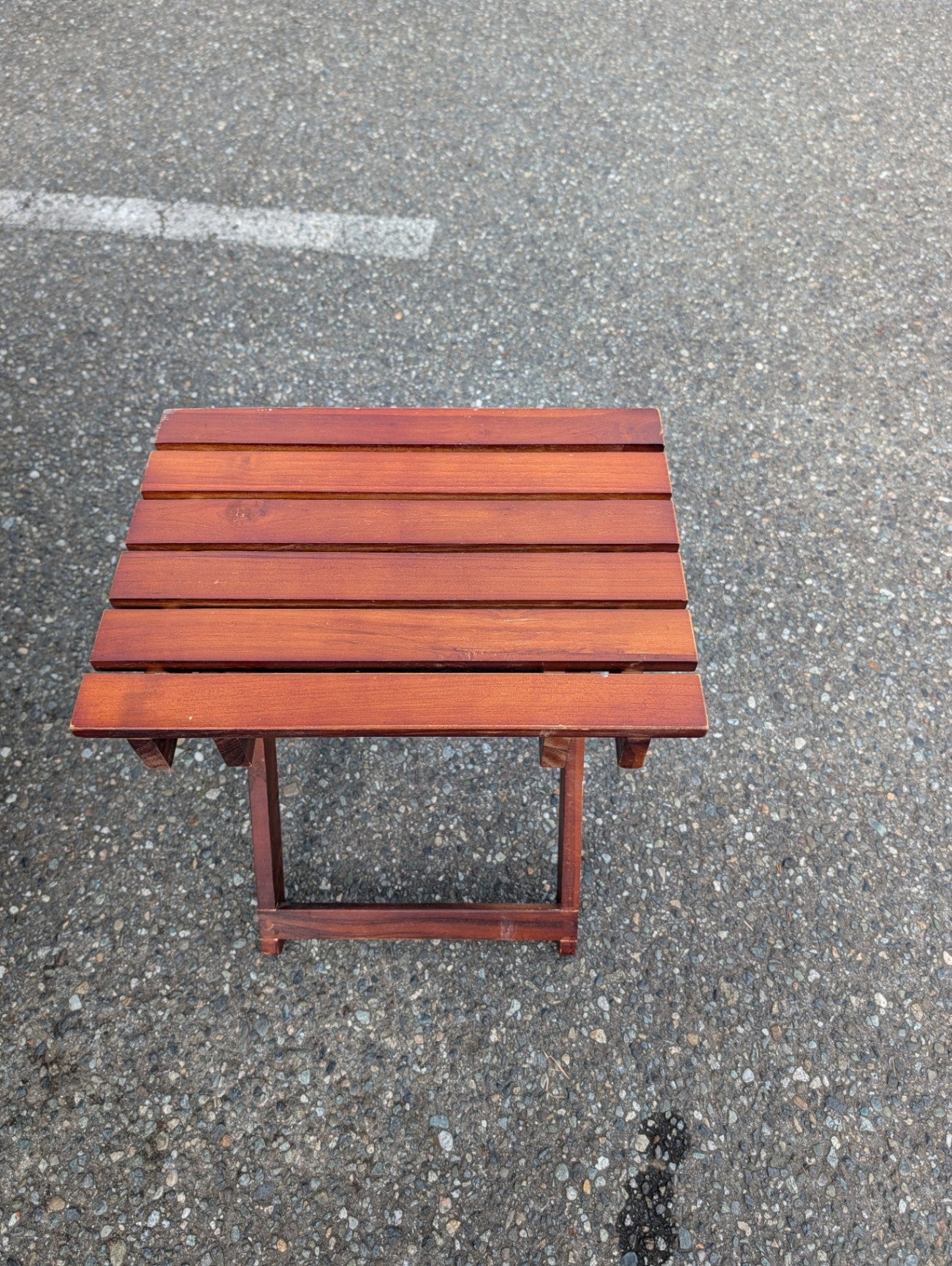 Vintage Wooden Folding Chair (teak?)