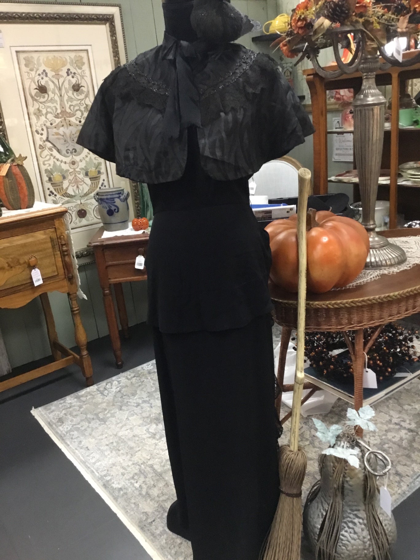 Vintage 1940’s Emma Domb of Party Lines dress and capelet