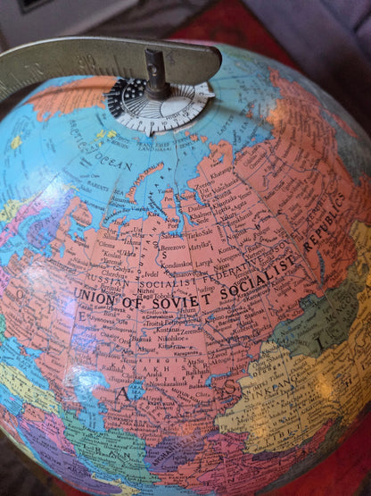1960 Replogle globe