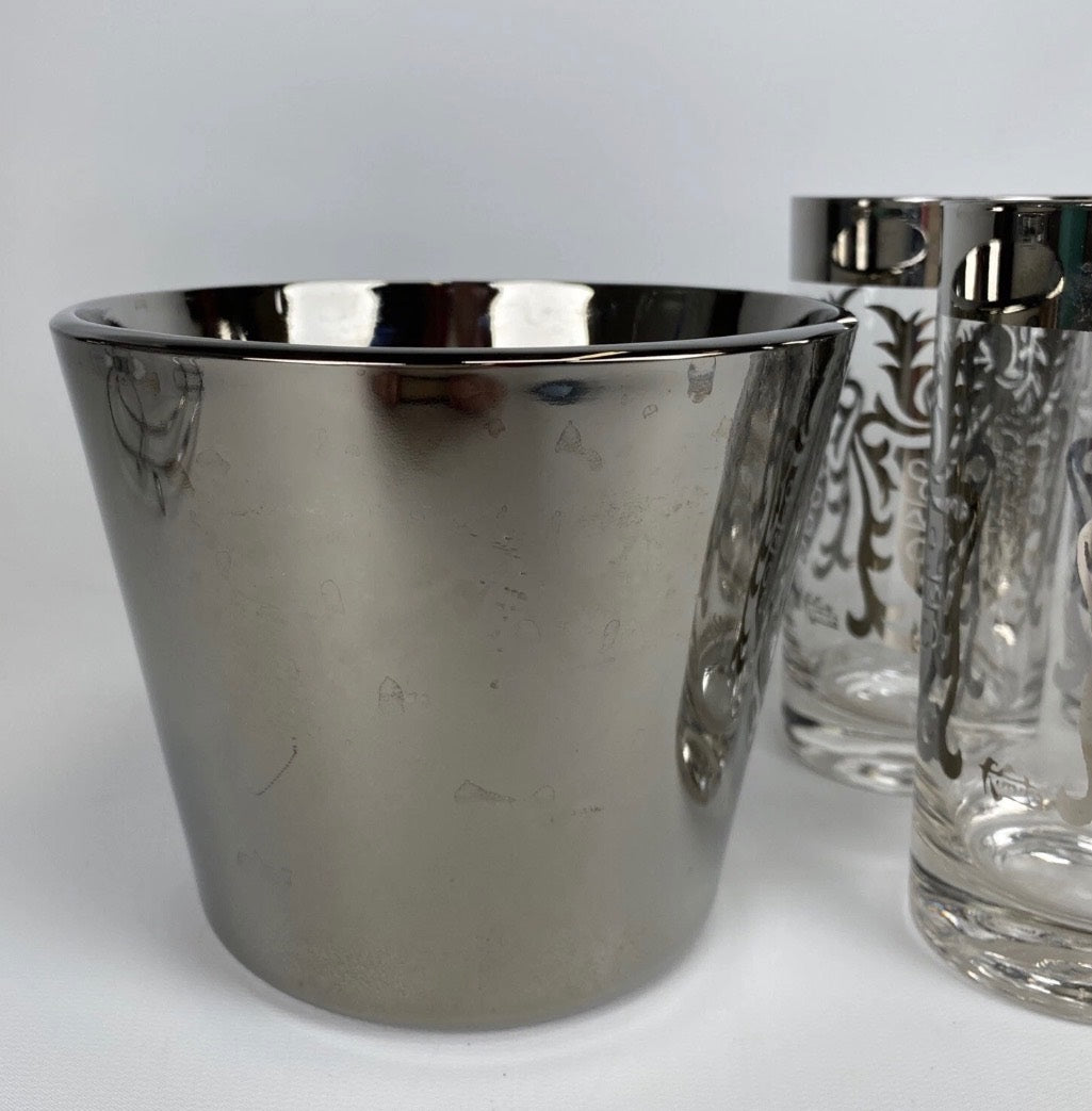 MCM 10 pc Highball Bar Set w Caddy