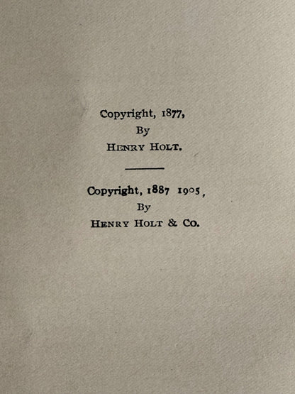 Antique 1905 Whitney's German-English Dictionary | Henry Holt & Co. Hardcover Reference Book