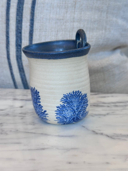 Handmade pottery wall pocket 