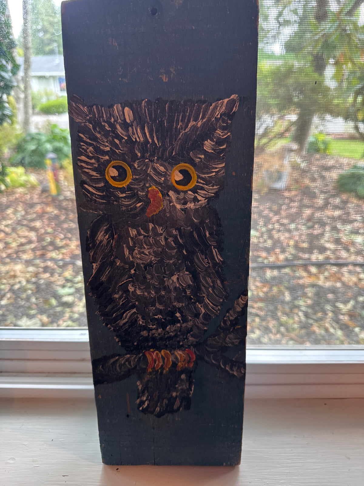 Hand painted Owl