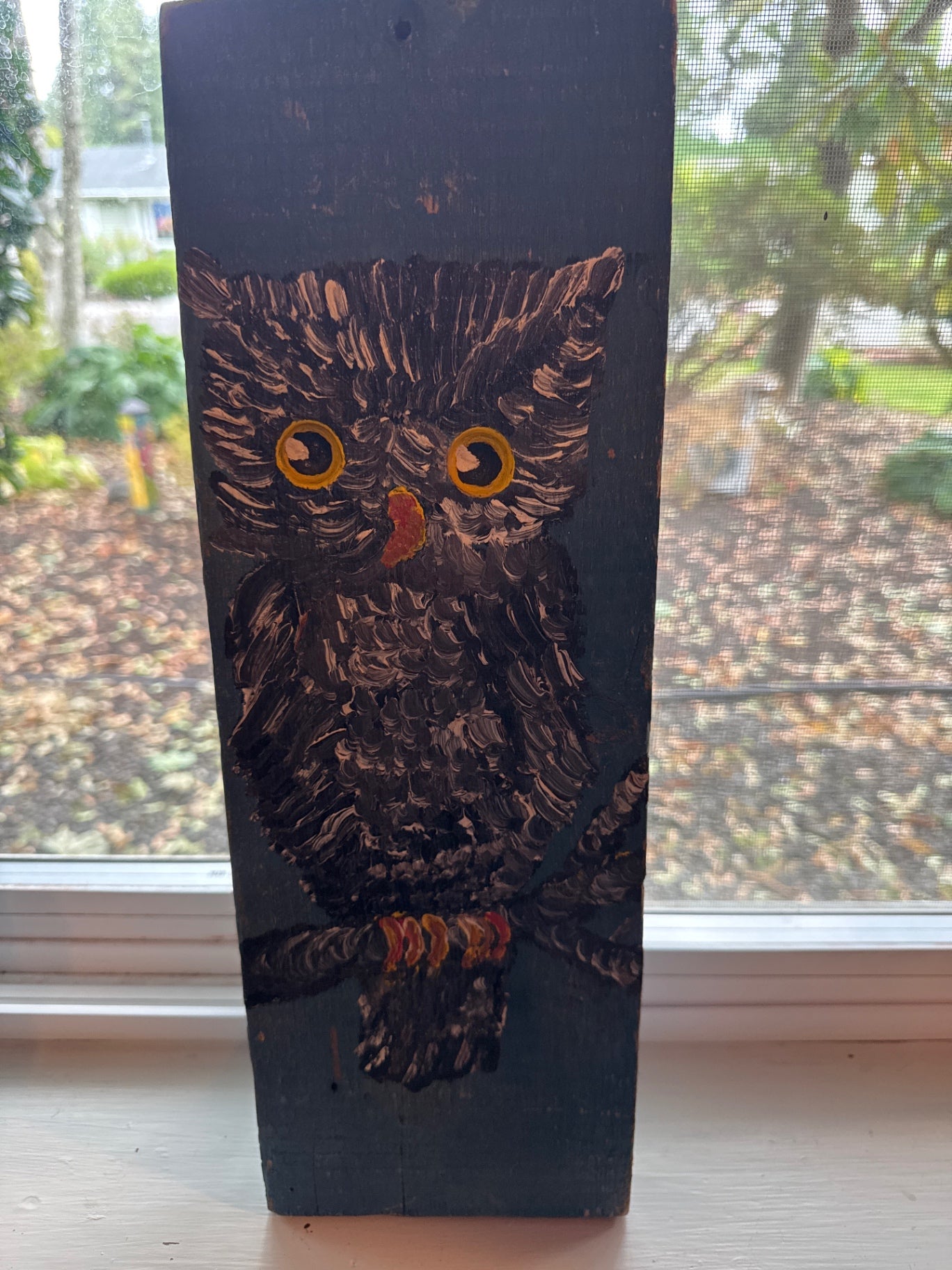 Hand painted Owl