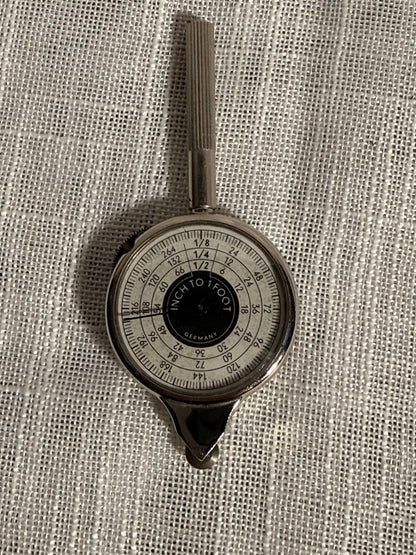 Vintage Brookstone No. 2962 Map Meter (Opisometer) | Made in Germany | w/ Original Instructions