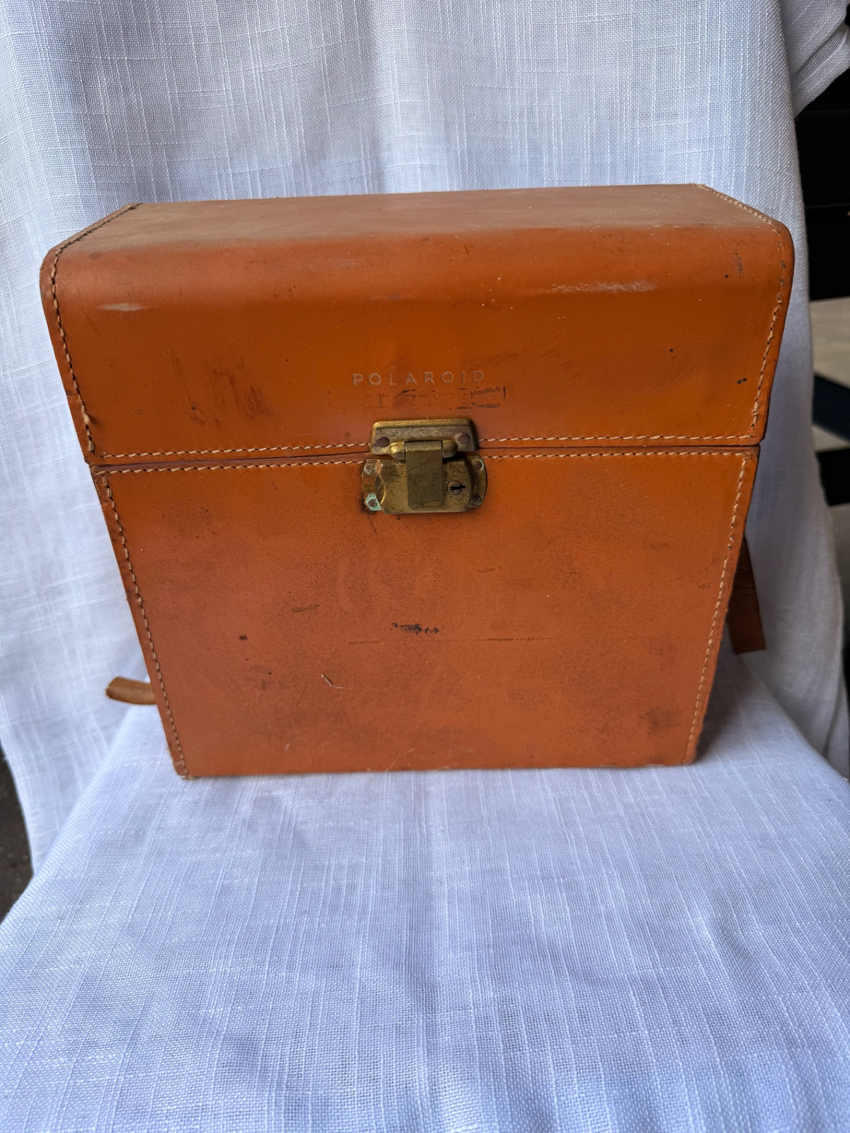 Vintage Polaroid Automatic 350 Land Camera w/ Zeiss Ikon Finder | Original Leather Case & Accessories