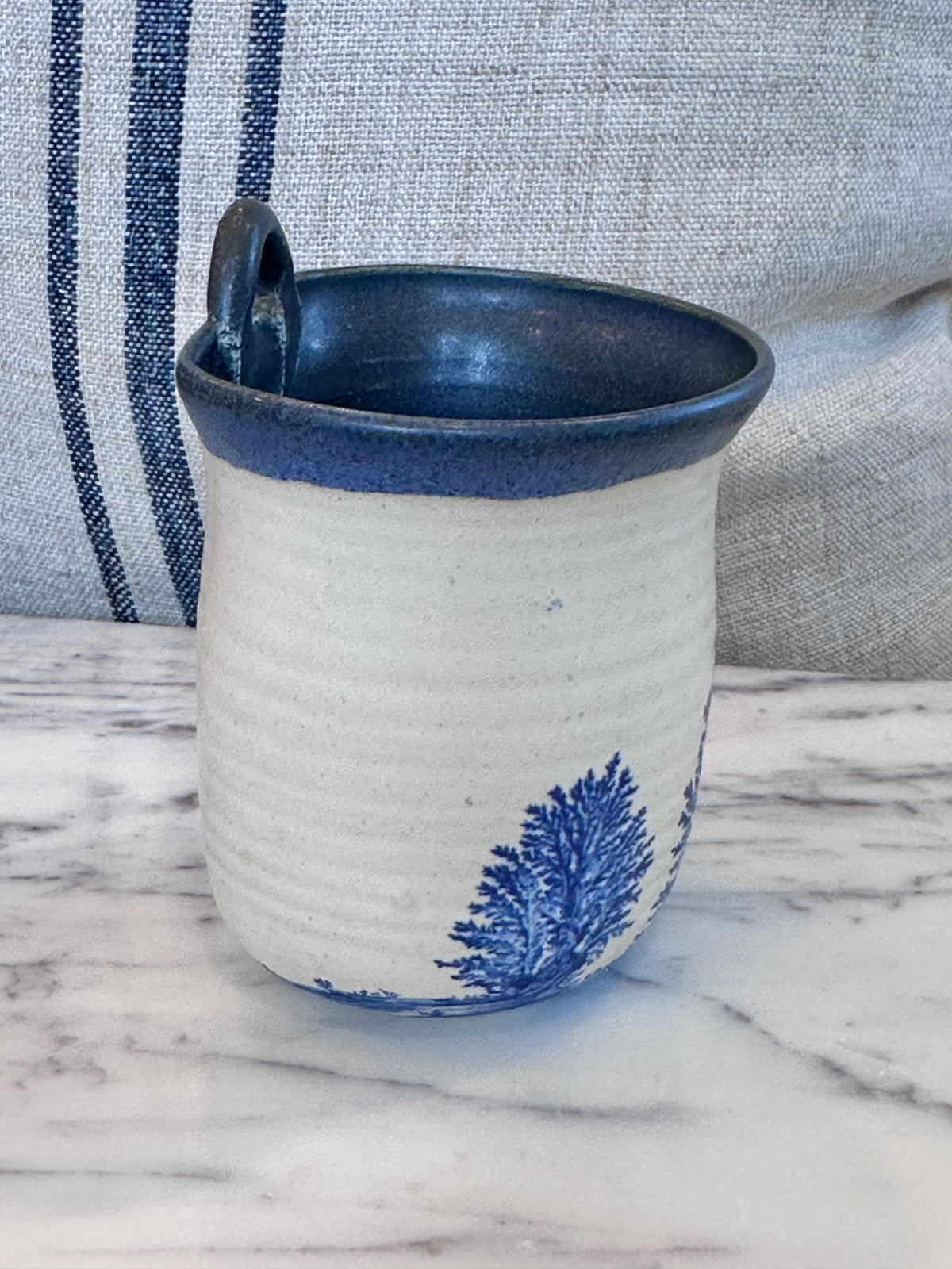 Handmade pottery wall pocket 