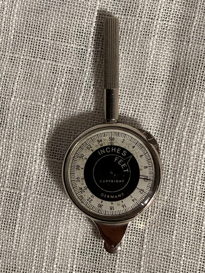 Vintage Brookstone No. 2962 Map Meter (Opisometer) | Made in Germany | w/ Original Instructions
