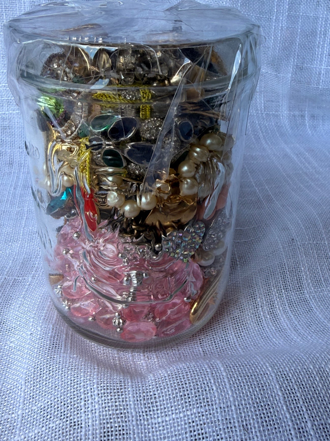 Vintage Costume Jewelry "Junk Drawer" Lot | Rhinestone Poodle, Blue Heart & Starburst Brooches
