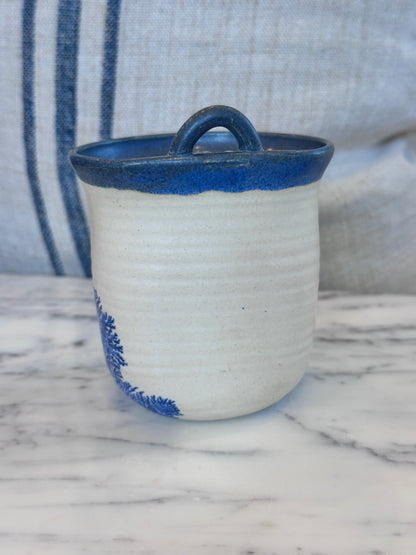 Handmade pottery wall pocket 