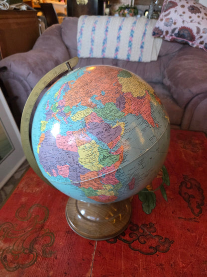 1960 Replogle globe