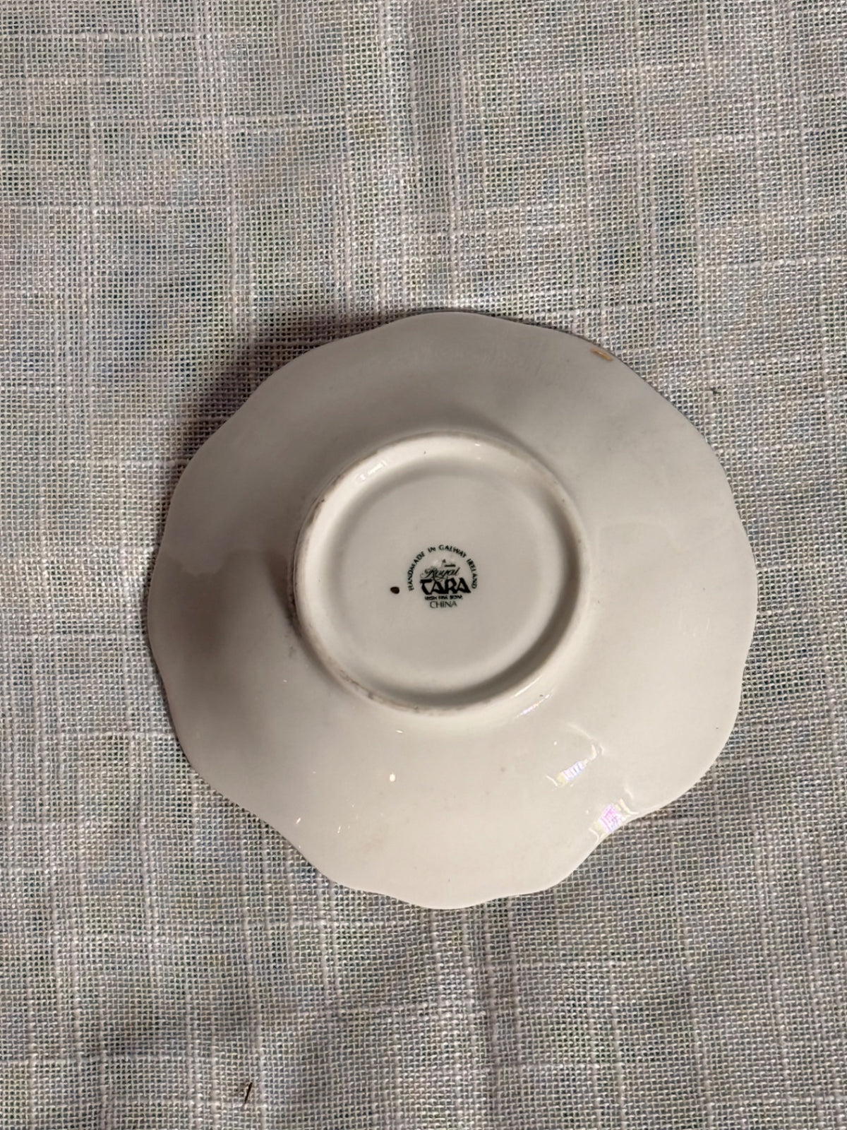 Vintage Royal Tara Fine Bone China Shamrock Dish | Galway Ireland Shell Trinket Bowl