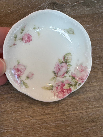 Antique Haviland, Launie, France, butter Pat with roses