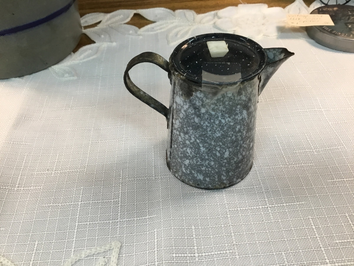 Sampler granite ware coffee pot
