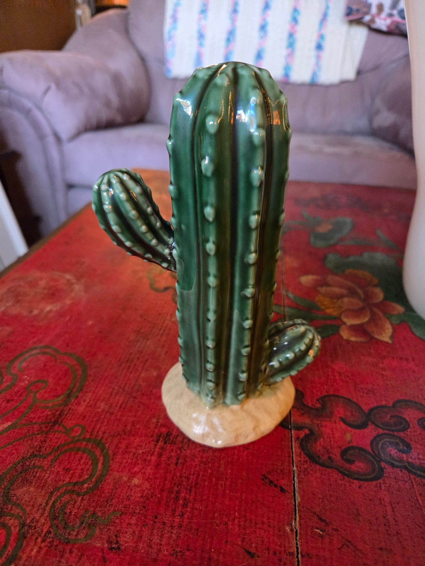 Saguara cactus figurine