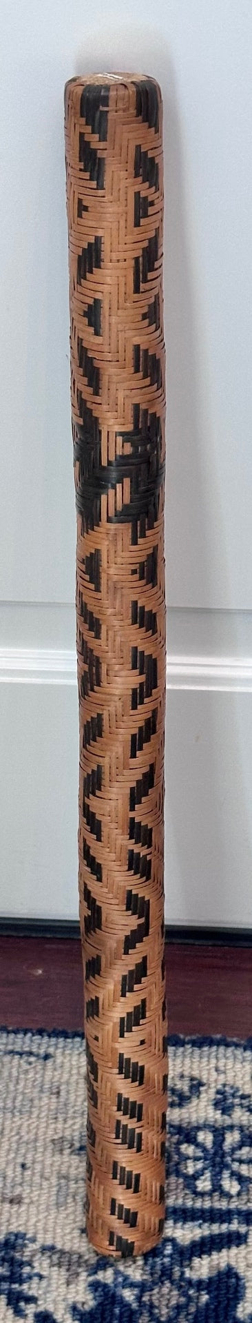 Vintage Brazilian woven rain stick