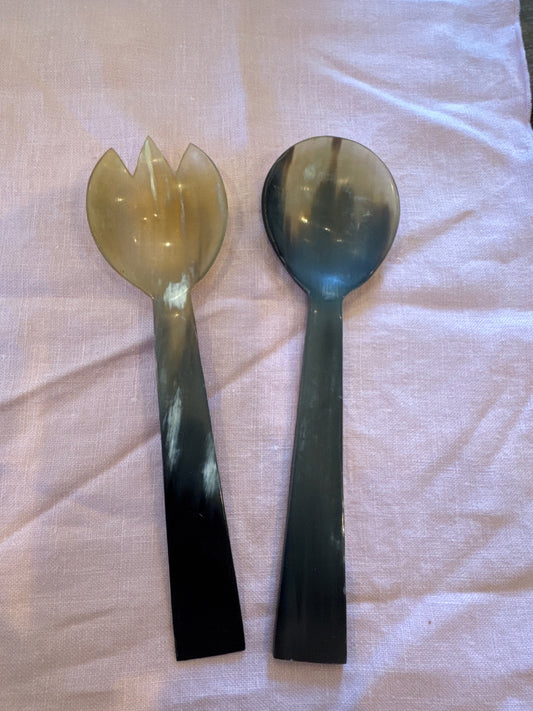 Horn serving set 