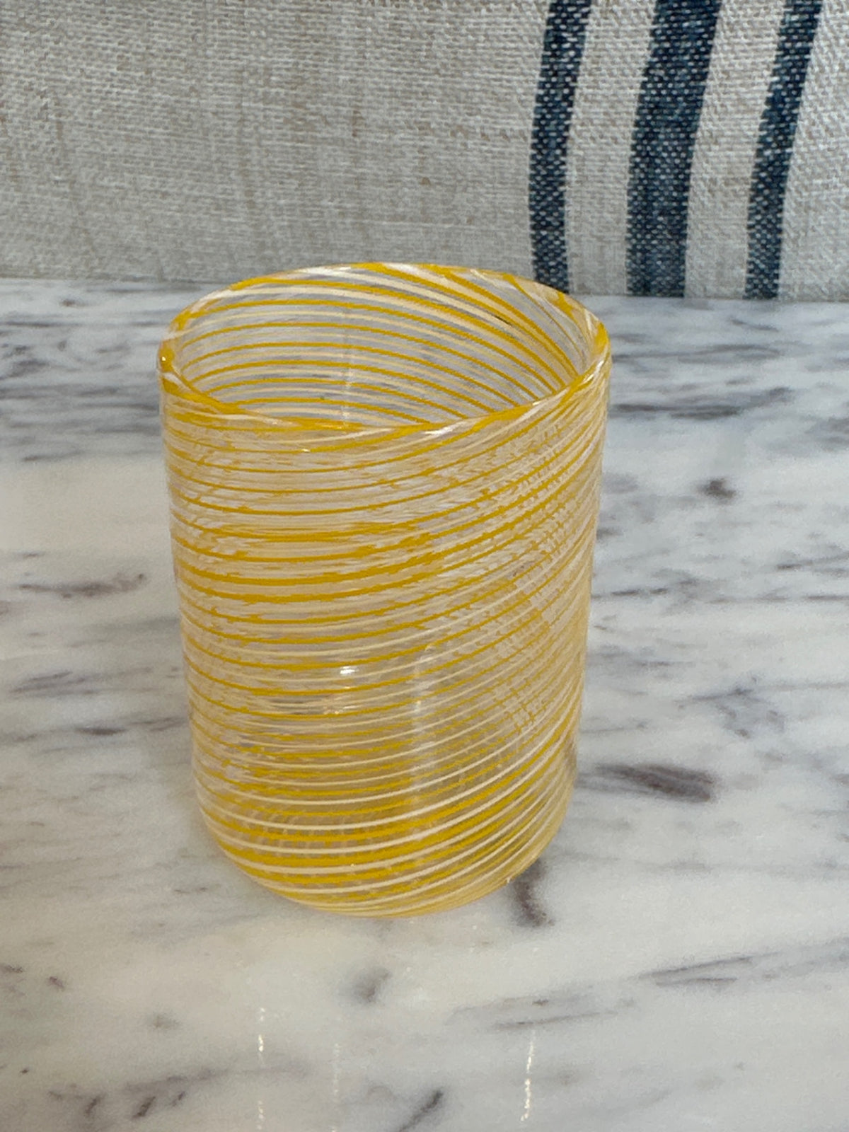 Hand blown shot glass