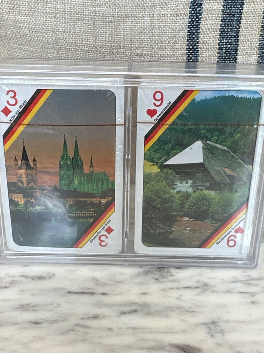 Germany playing cards double deck/new