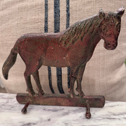 Rustic iron horse hook