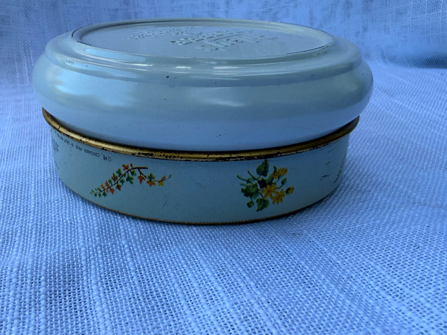 Vintage Riley's Toffee English Tin | Pheasant Bird Lithograph (As-Is / Stuck Lid)