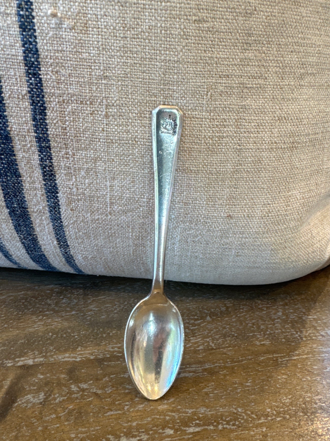 vintage silver-plated institutional spoon