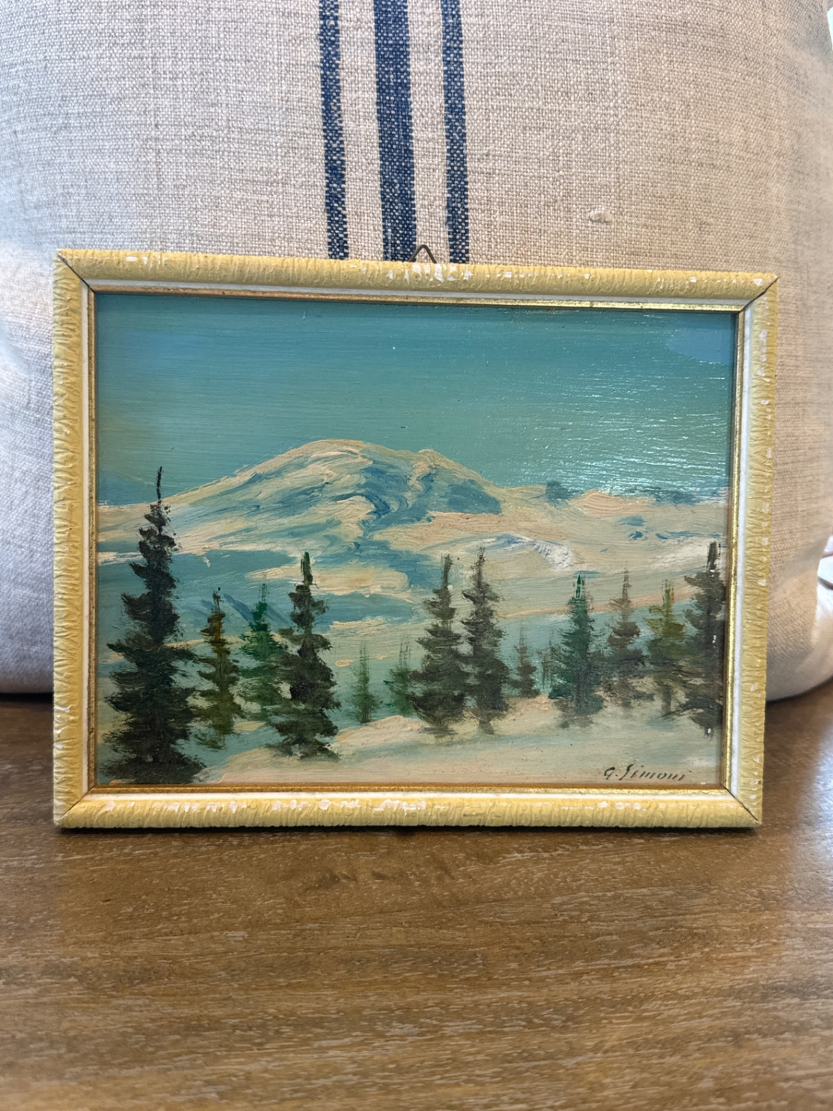 Original signed Vintage oil painting