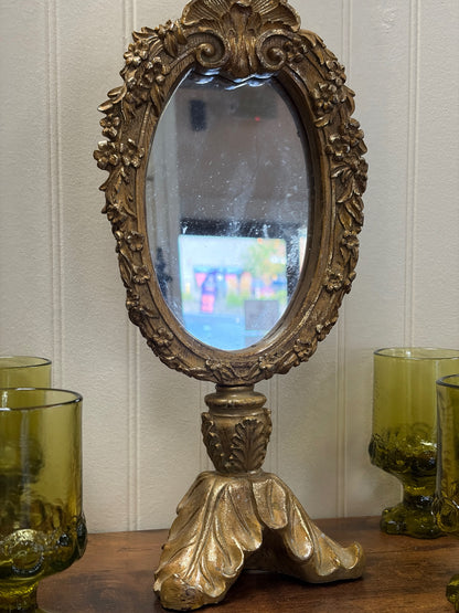 Gold Ornate Vanity Mirror 