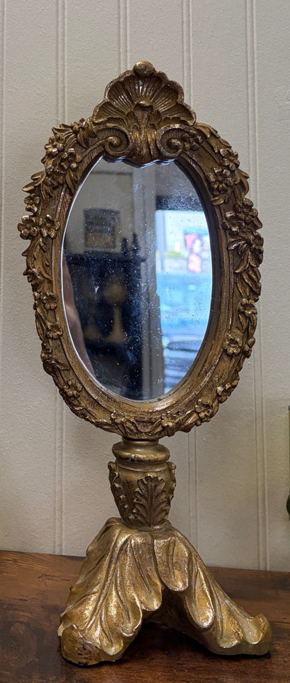 Gold Ornate Vanity Mirror 