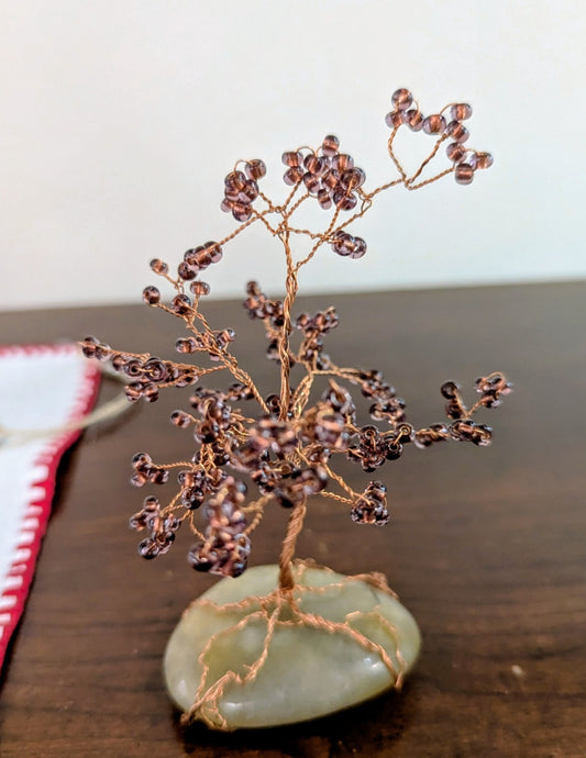 Hand crafted Wire and beaded Tree