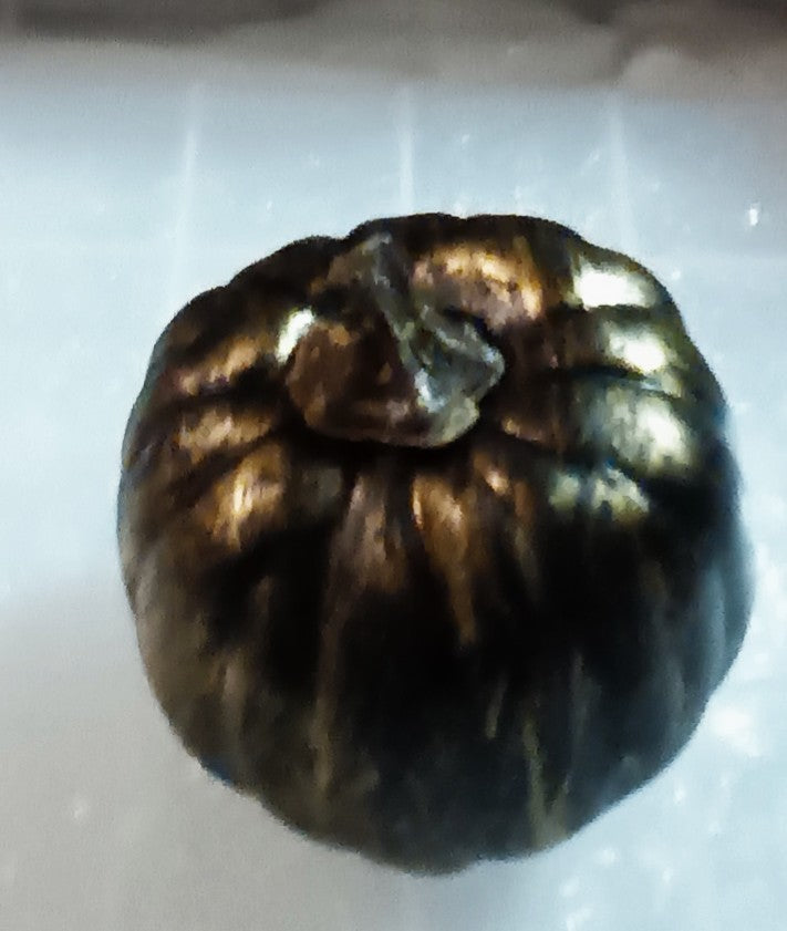 Small Black & Gold Foam Pumpkin
