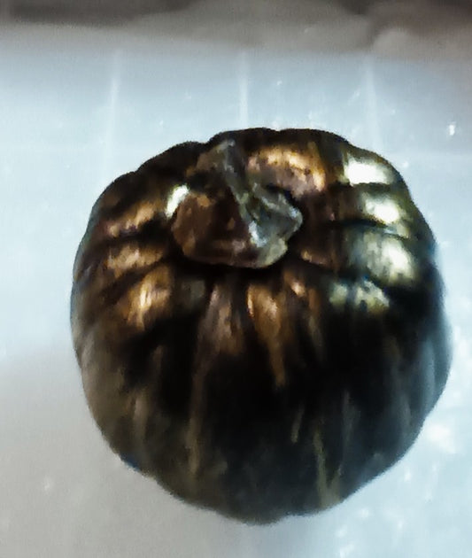 Small Black & Gold Foam Pumpkin