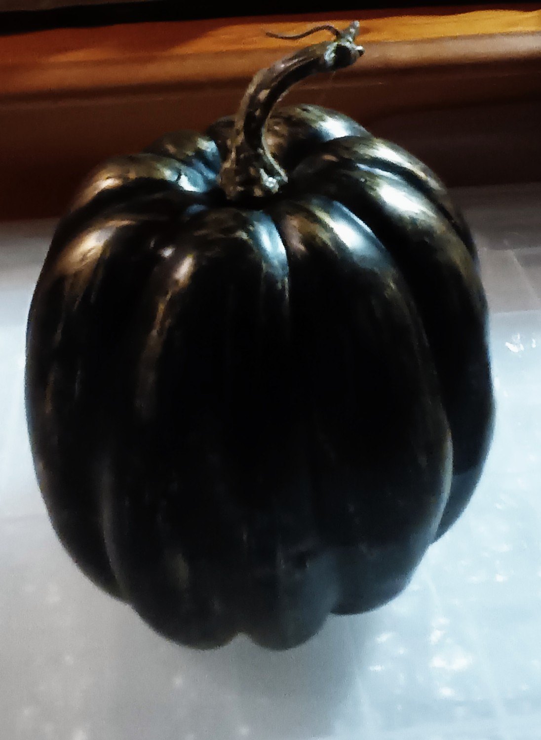 Black & Gold Foam Pumpkin