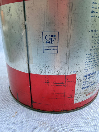 Large Vintage 10 lb Calumet Baking Powder Tin | General Foods Store Display Can