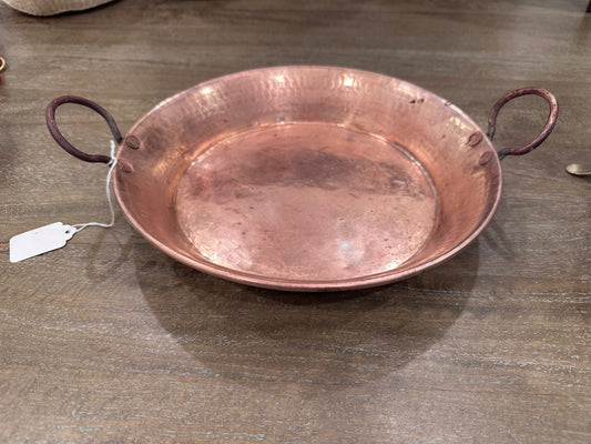 Vintage copper pan