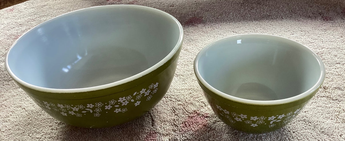 VTG PYREX SPRING BLOSSOM, NESTING BOWLS